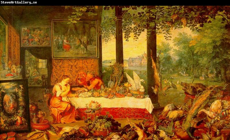 Jan Brueghel The Sense of Taste